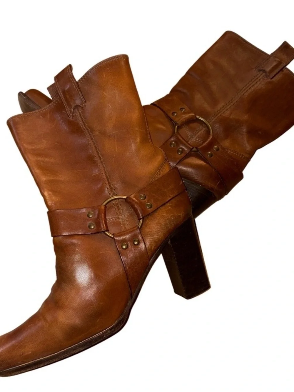 Vintage Women's Micheal Kors Brown Leather Mid-Calf Boots